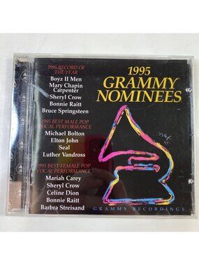 1995 Grammy Nominees CD Hits Classic Compilation Grammy Recordings Sony Music